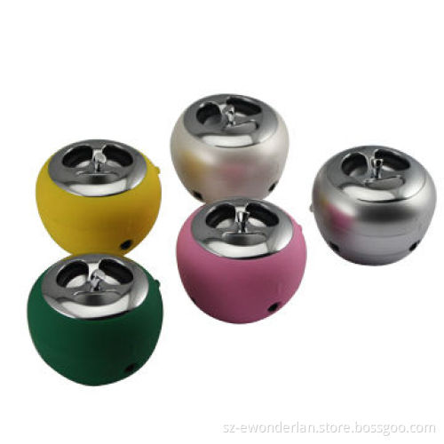 Keychain mini apple-shaped speaker